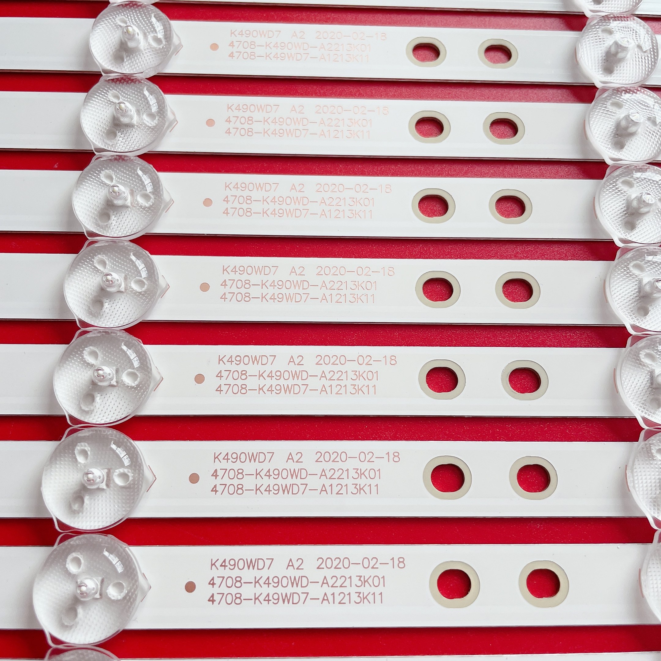 适用飞利浦49PFF5455/T3联想49G3灯条4708-K49WD7-A1213k11 K490W - 图1