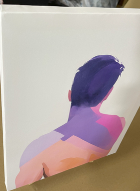 自由烟火肌肉男高清装饰画卧室挂画喷绘油画房间室内挂墙靠墙型男