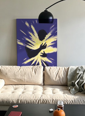 消逝的爱肌肉男高清装饰画卧室挂画喷绘油画房间室内挂墙靠墙型男