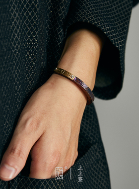 情侣手镯小众纯银百搭