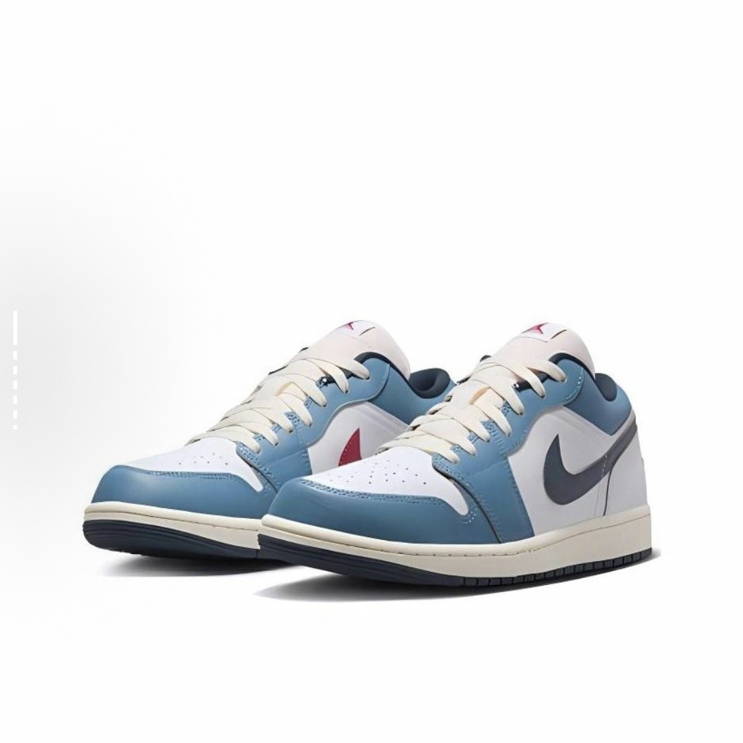 Nike/耐克 Air Jordan 1 LOW AJ1海军蓝 复古篮球鞋 HM3711-144,淘宝优惠券,粉丝福利购,淘宝优惠卷