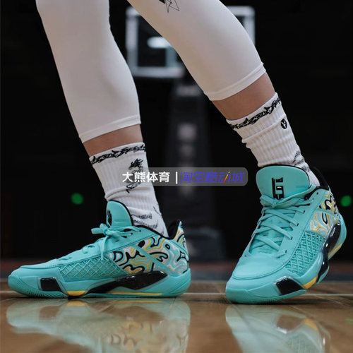 耐克Air Jordan 38 AJ38男子高帮实战复古运动篮球鞋 FN7482-100 - 图0