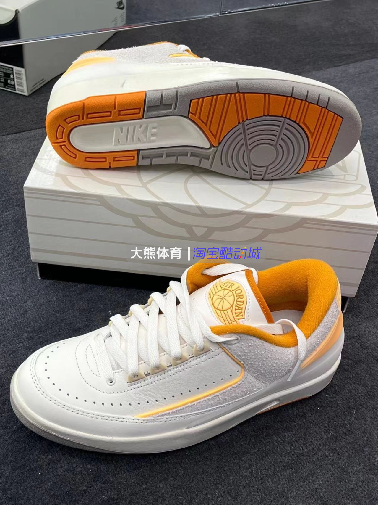 NIKE/耐克 AIR JORDAN  2  男子篮球鞋复古休闲运动鞋DV9956-118 - 图2