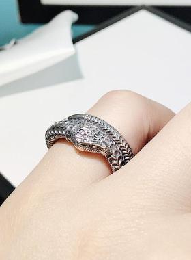 小灵蛇戒指男女情侣对戒