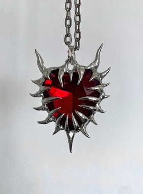 荆棘之心项链小恶魔之心