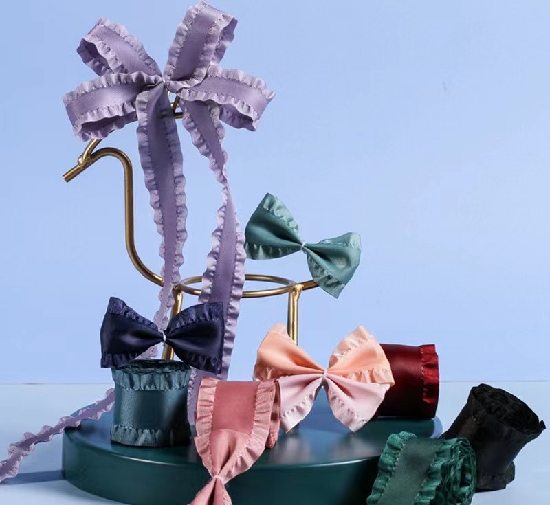 韩国涤纶带裙边荷叶边织带DIY蝴蝶结发饰彩带绸带缎带辅料丝带,淘宝优惠券,粉丝福利购,淘宝优惠卷