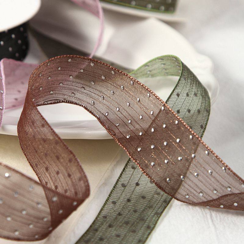 点钻花艺雪纱丝带包装装饰带娃娃DIY花店蝴蝶结彩带发饰发夹辅料,淘宝优惠券,粉丝福利购,淘宝优惠卷