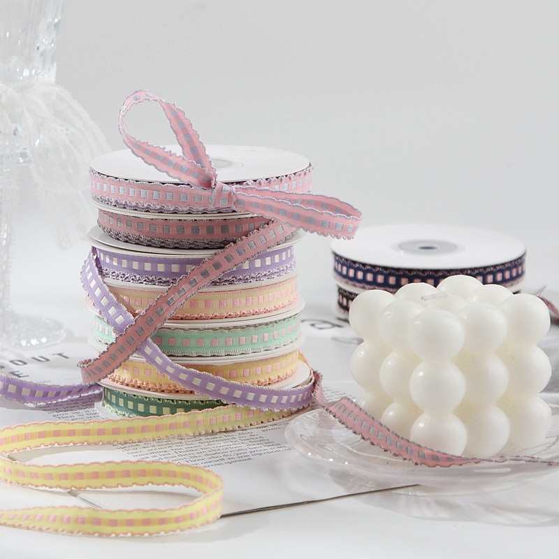 diy蝴蝶结发夹制作跳点花边格子织带手工礼盒饰品花束包装丝带,淘宝优惠券,粉丝福利购,淘宝优惠卷