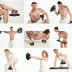 Safewolf barbell weighted handle wrist press