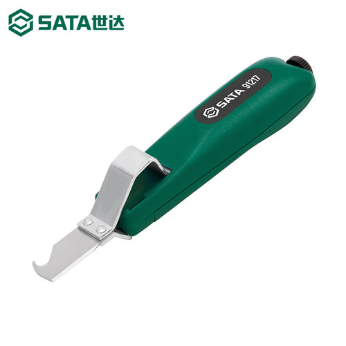 世达电缆剥线器电工专用电缆快速剥皮刀电线剥线钳工具手动扒线器 - 图0