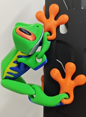 3d打印磁吸树蛙青蛙关节可动创意可爱冰箱贴汽车尾贴小红书同款