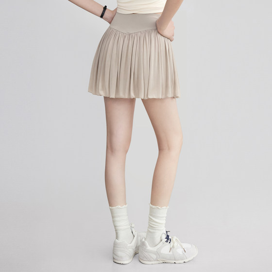 VOJ mesh yoga skirt summer badminton tennis skirt