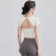 VOJ yoga wear running sports outdoor short-sleeved tops