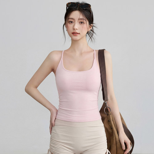 VOJ运动内衣健身文胸修身显瘦聚拢上衣美背跑步防震普拉提健身衣 - 图2