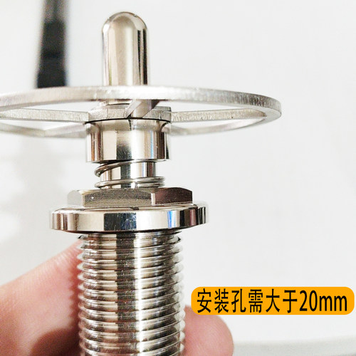 农药洗瓶器兑药器冲洗器高压五孔喷头全黄铜兑药神器植保工具尖尖 - 图0