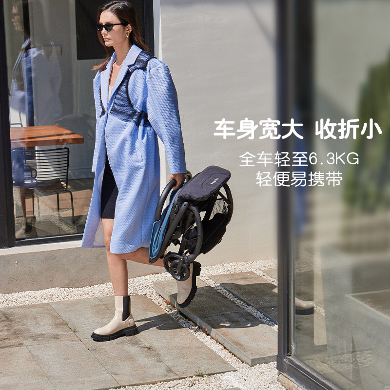 小龙哈彼轻便一键折叠好孩子婴儿车 happydino四轮推车