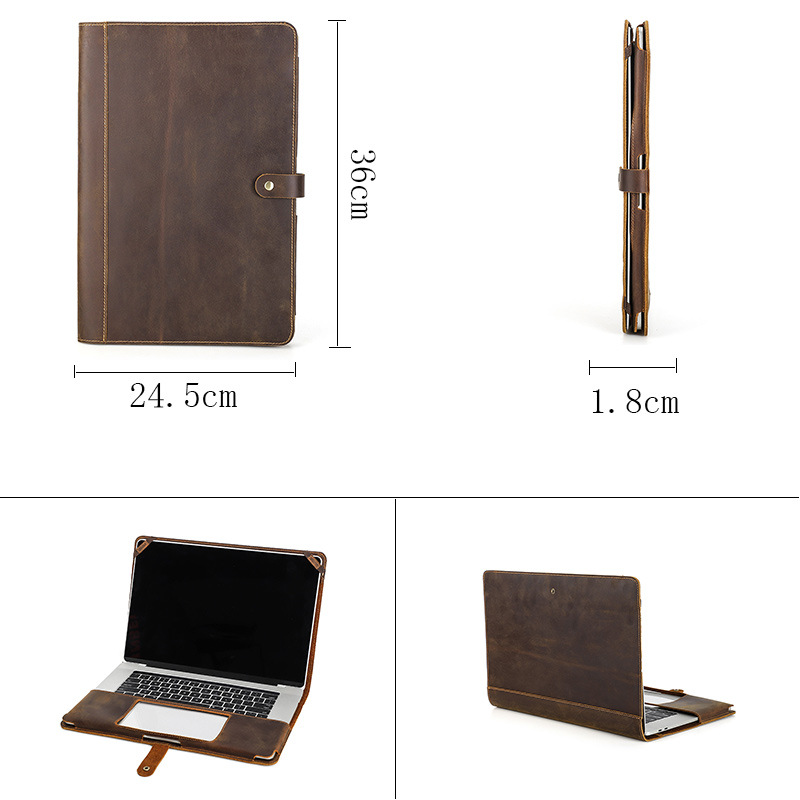 适用苹果macbook pro 15.4 Leather Laptop Case Notebook cover-图3