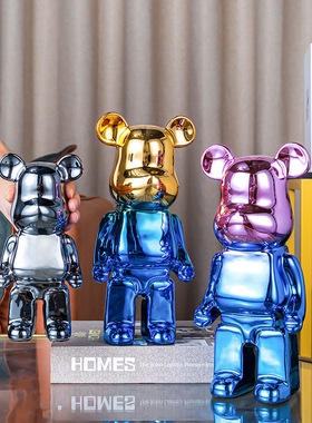 暴力熊摆件客厅家居装饰品存钱罐