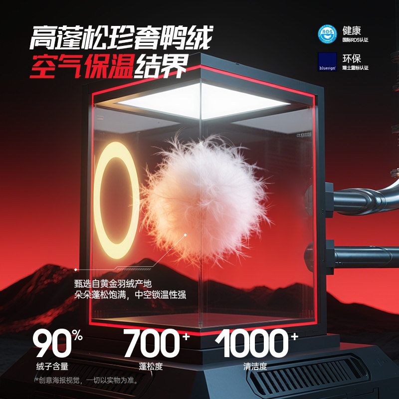 骆驼火山羽绒服男2.0机能版2025秋冬新款情侣连帽加厚面包服外套