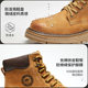 Men's shoes with velvet, camel martin boots casual