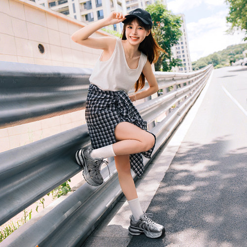 【迪丽热巴同款】骆驼女鞋2026新款厚底老爹鞋女透气户外运动鞋 - 图0