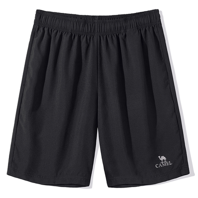 骆驼休闲裤男款梭织短裤