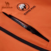 熊猫骆驼儿童冲锋衣26户外防水防风中大童