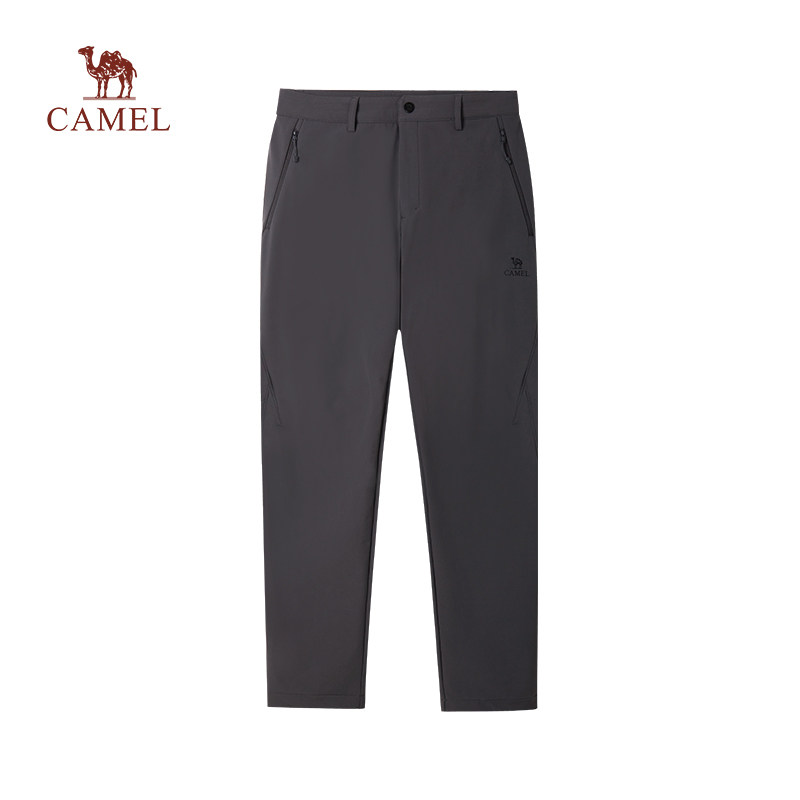 骆驼男装秋季2025户外登山CORDURA软壳裤男长裤耐磨运动裤子,淘宝优惠券,粉丝福利购,淘宝优惠卷