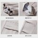 Penguin three-proof soft shell pants for men and women plus velvet warm trousers outdoor 2026 spring versatile drawstring wide leg pants