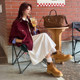 Camel Shanyue Martin boots outdoor work boots rhubarb boots