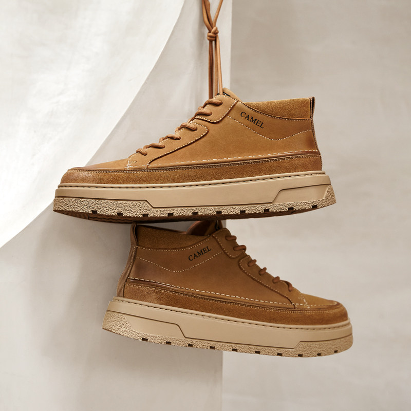  骆驼服饰高帮鞋