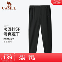 (Cool Feeling pro-skin) camel outdoor speed dry long pants male and female functional movement straight cylinder cool and casual wear pants