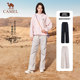 Camel Sun Protection Paratrooper Pants Women's Summer Breathable Ice-Feeling Quick-Drying Pants Outdoor Mountaineering Sports Pants Straight Casual Pants