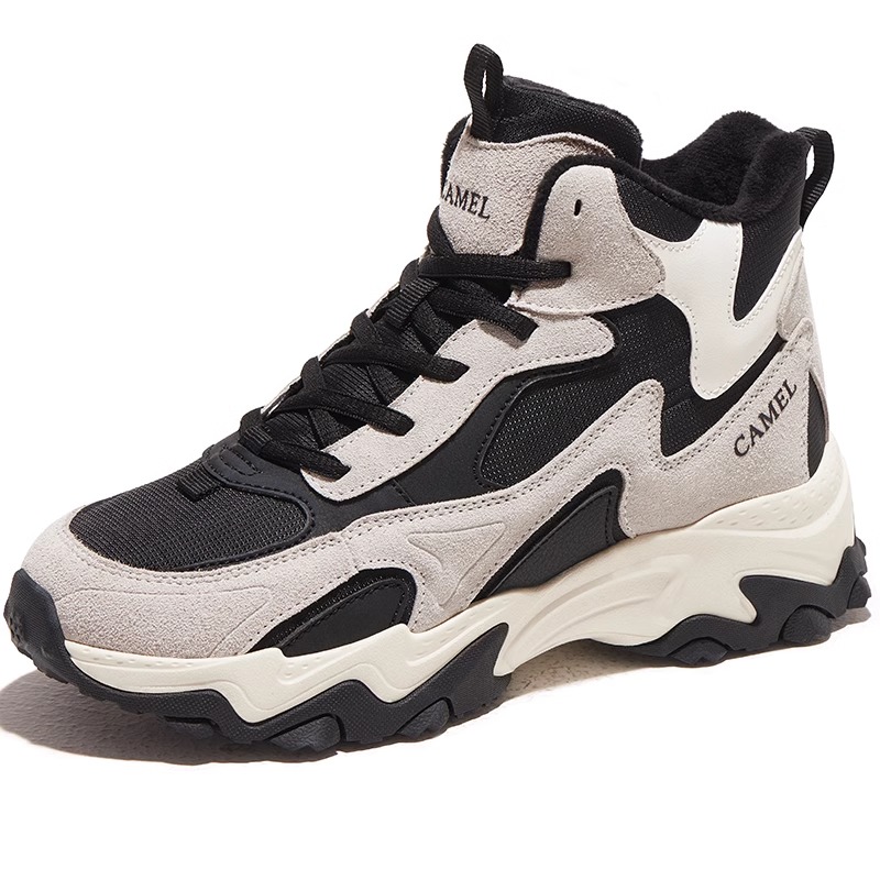 骆驼2022冬季新款加绒防滑户外鞋 骆驼服饰登山鞋/徒步鞋