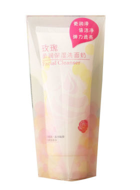 漾妆玫瑰小黄瓜洗面奶补水保湿控油清洁黑头污垢牛奶洁面
