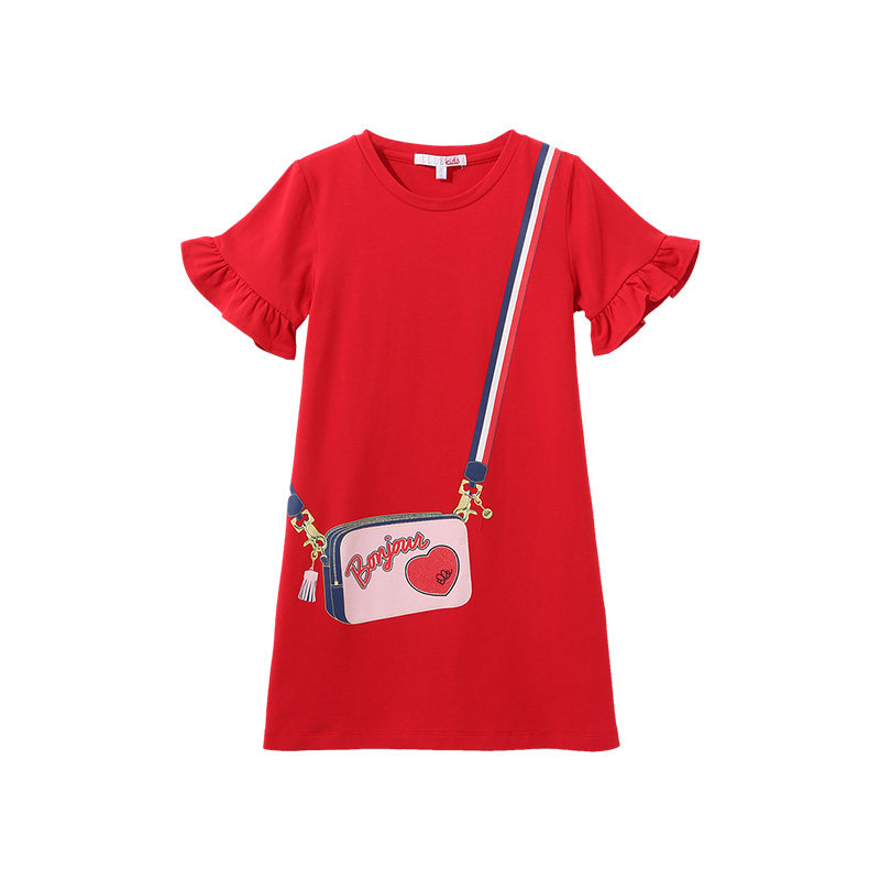 elle kids童装女童连衣裙夏季新款 ellekids连衣裙