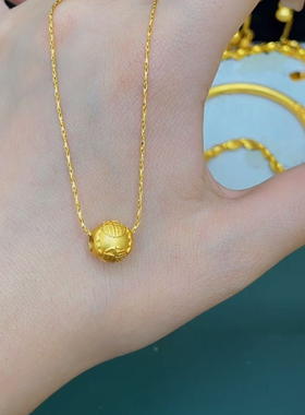 满天星垂纹链招财进宝转运珠项链