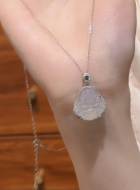 笑笑佛公项链配饰轻奢小众锁骨链