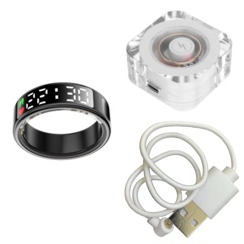 智能戒指心率血氧睡眠赞念计数刷视频防水显示时间smart Ring拍照 - 图2