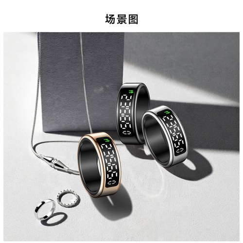 智能戒指心率血氧睡眠赞念计数刷视频防水显示时间smart Ring拍照 - 图3