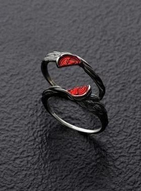 假面骑士OOO 分割分体式ankh戒指开口可调节情侣对戒不掉色