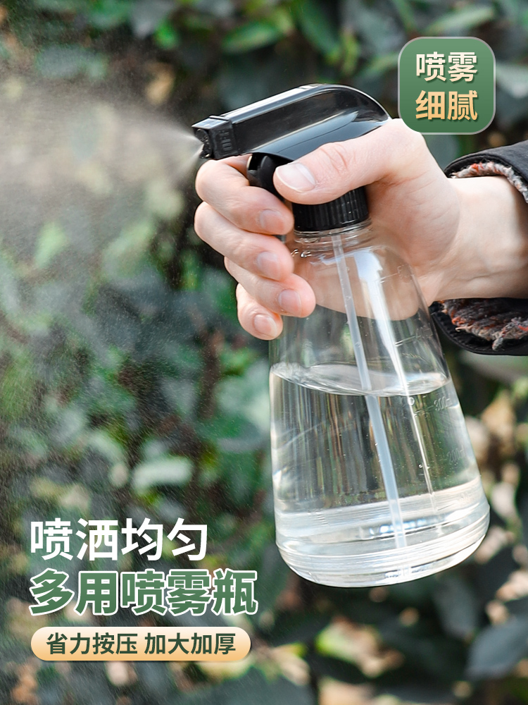 喷壶浇花水壶家用小型喷水壶气压式超细雾洒水壶清洁酒精消毒专用 - 图1