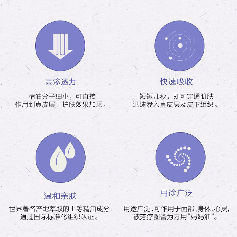 阿芙官方旗舰店阿芙薰衣草精油(小产区) 香薰祛痘印淡化痘印疤痕按摩助睡眠安神3