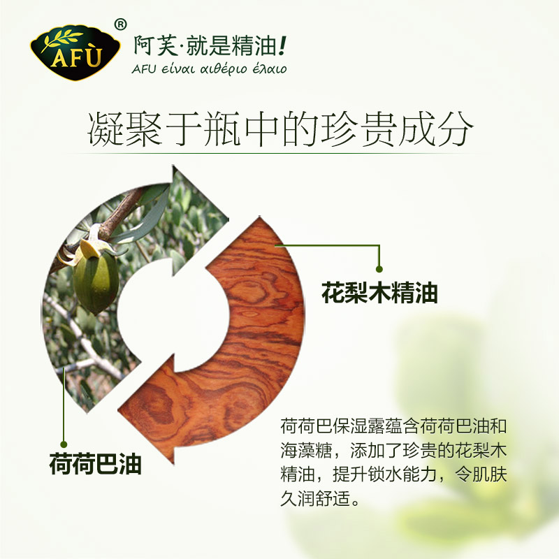 阿芙官方旗舰店阿芙荷荷巴保湿露190ml 细致毛孔补水保湿爽肤水正品学生女男1