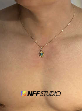 钛钢钛钢锁骨链男女通用