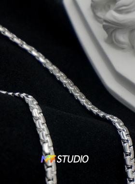 冷淡风钛钢项链男简约百搭锁骨链