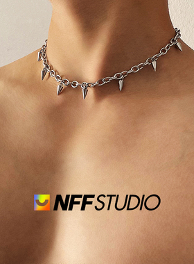 朋克风嘻哈钛钢项链男潮欧美街头