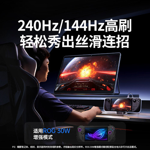 绿联AR眼镜转换器Typec拓展坞一分二4K240Hz投屏显示PD充电扩展USB集线适用于雷鸟/rokid/XREAL笔记本ROG掌机 - 图1