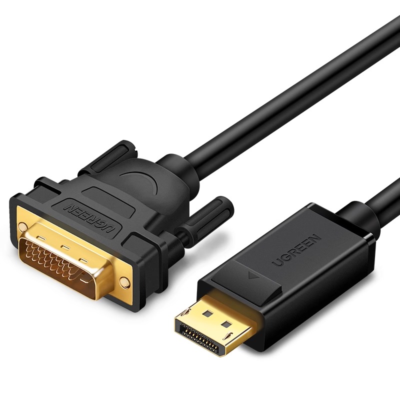 绿联dp转dvi转接头显示器连接线电脑大displayport接口转换显卡线 - 图0