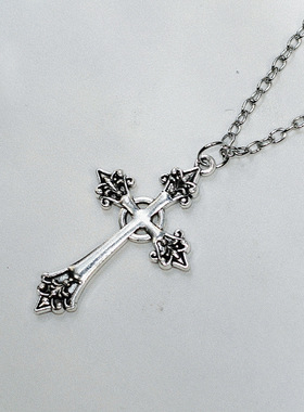 十字架项链复古个性韩版